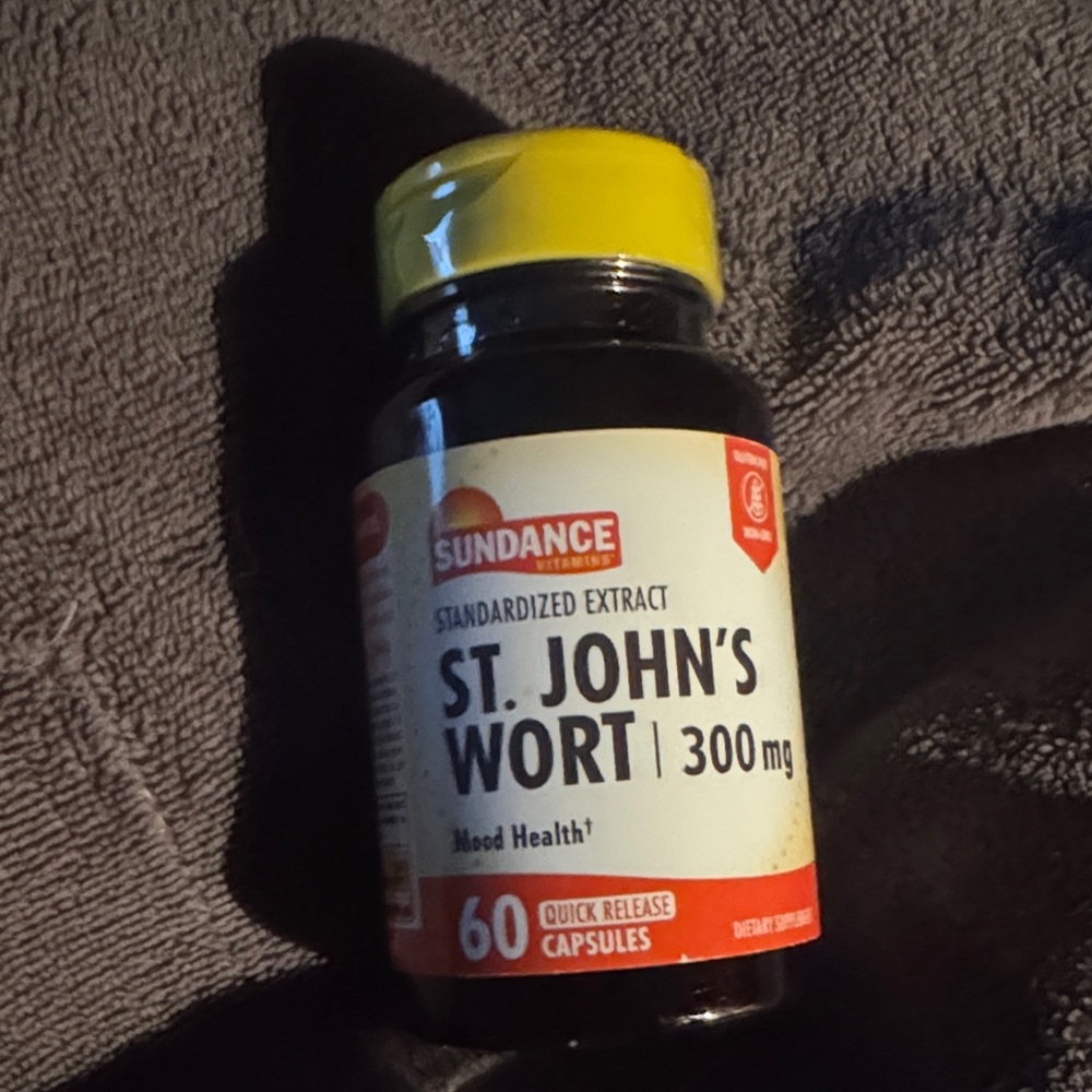 Sundance St. John's Wort Capsules with Yellow Cap